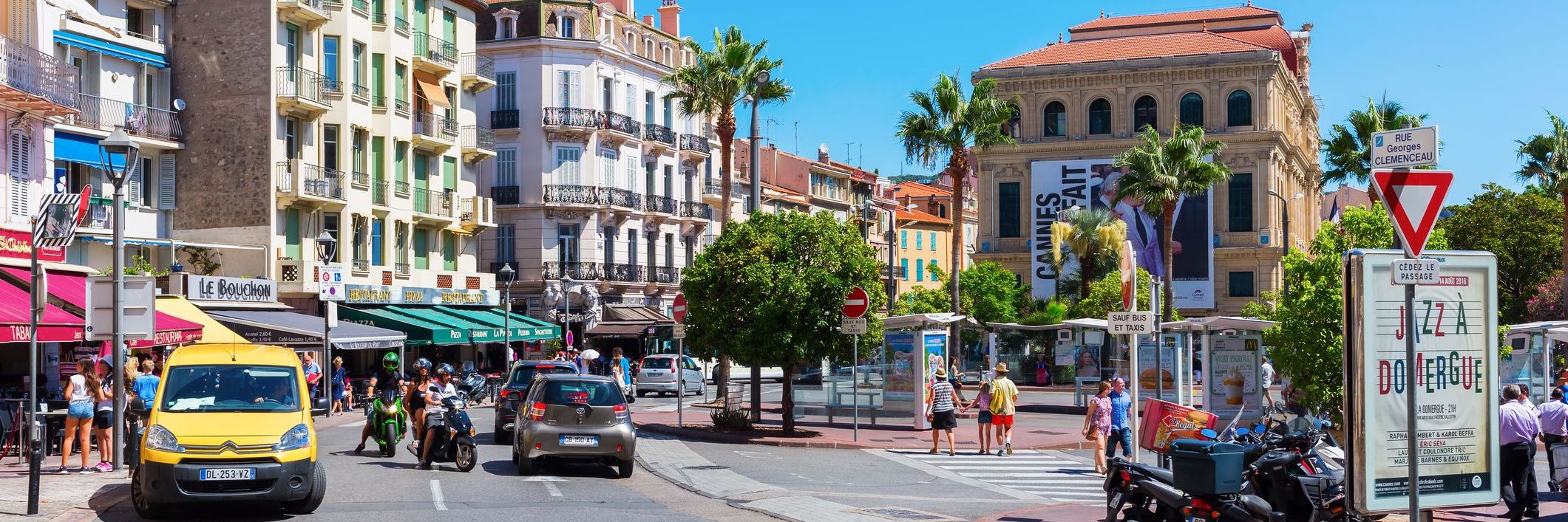 La carte des quartiers de Cannes et leurs points d’intérêt