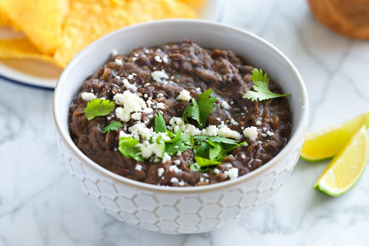 Refried Black Beans Recipe (Better than Store-Bought)